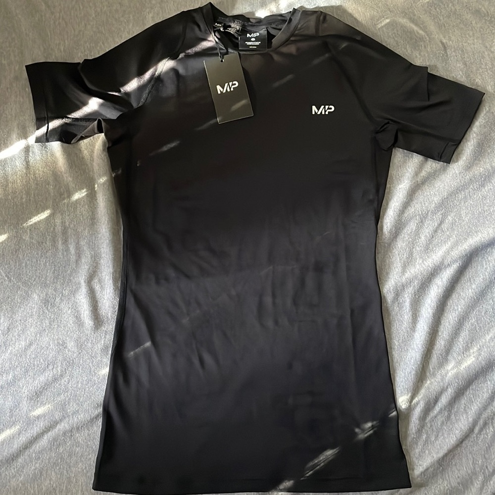 MyProtein Black Compression Shirt Size S